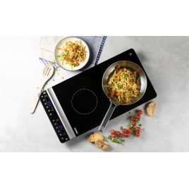 DOMO Kuchenka indukcyjna – pionowa podwójna płyta DO30211IP