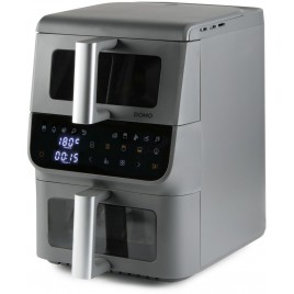 DOMO Pionowa podwójna frytkownica beztłuszczowa 3,5+6,5 l DO550FR
