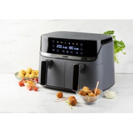 DOMO Podwójna frytkownica beztłuszczowa 4+4 l DO552FR