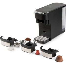 DOMO Ekspres do kawy4w1 na pody i kapsułki – czarny DO748K