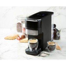 DOMO Ekspres do kawy4w1 na pody i kapsułki – czarny DO748K