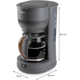 DOMO WOOD YOU Ekspres przelewowy - szary DO754K