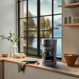 DOMO WOOD YOU Ekspres przelewowy - szary DO754K