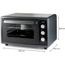 DOMO Elektryczny piekarnik konwekcyjny (50l/2000W) DO808GO
