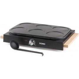 DOMO Elektryczna patelnia do pancakes na 6 sztuk DO8717PN