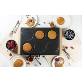 DOMO Elektryczna patelnia do pancakes na 6 sztuk DO8717PN