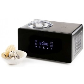 DOMO Maszyna do lodów z kompresorem i funkcją jogurtownicy, 150 W DO9252I