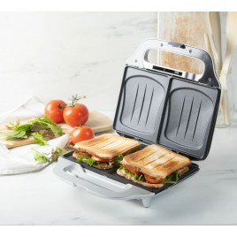 DOMO Opiekacz do 2 XL kanapek - srebrny DO9267C