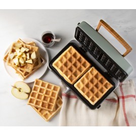 DOMO Opiekacz / Grill / Gofrownica 3w1 - zielony DO9276C