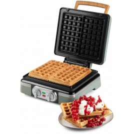 DOMO Gofrownica 4×7 z termostatem i timerem – zielony DO9279W