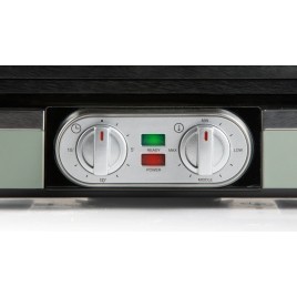 DOMO Gofrownica 4×7 z termostatem i timerem – zielony DO9279W