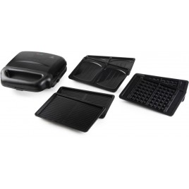 DOMO opiekacz XL 3w1 do kanapek / gofrów / grillowania DO9291C