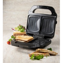 DOMO opiekacz XL 3w1 do kanapek / gofrów / grillowania DO9291C