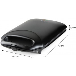 DOMO Opiekacz XXL - czarny DO9296C