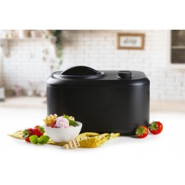 PRIMO Maszyna do lodów z kompresorem - czarna 1l/100W PR405IM
