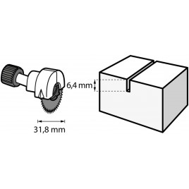 DREMEL Tarcza do cięcia wzdłużnego / poprzecznego 31,8 mm, 2 szt. 26150546JB