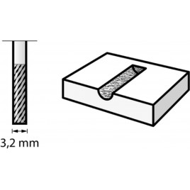 DREMEL Obcinak wolframowo-węglikowy z kwadratową końcówką 3,2 mm 2615990132