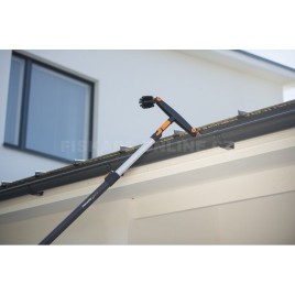 Fiskars Zestaw do czyszczenia rynien + trzonek teleskopowy L 1001425