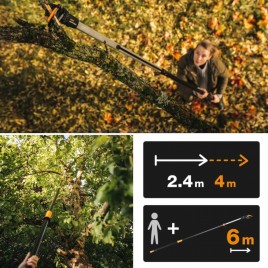 Nożyce teleskopowe Fiskars UPX86 + piła do przycinania 1023634