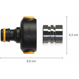 Fiskars Comfort Przyłącze kranowe wewnętrzne (M22/M24) 1027062