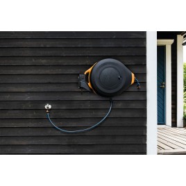 Fiskars Uchwyt naścienny do bębna z wężem XL 1027095
