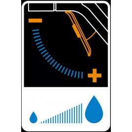 Fiskars Konewka 3 funkcje, sterowanie z przodu 1065488