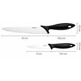 Fiskars Essential Zestaw 2 noży kuchennych 1065582