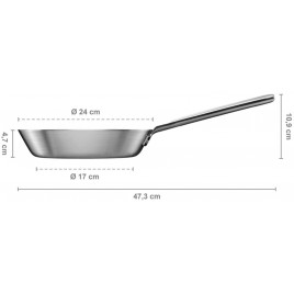 Fiskars Norden patelnia stalowa 24cm 1067628