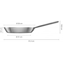 Fiskars Norden patelnia stalowa 28cm 1067629
