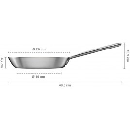 Fiskars Norden patelnia stalowa 26cm 1067632