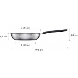 Fiskars Patelnia z powierzchnią ceramiczną 20cm 1072249