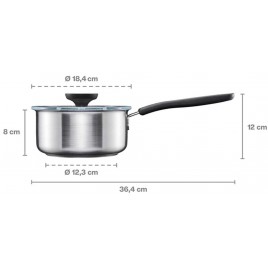Fiskars Wylewka z pokrywką 1,5L Stal nierdzewna 1072315