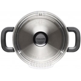 Fiskars Garnek z pokrywką 3L Stal nierdzewna 1072316