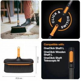 Fiskars OneClick Miotła uniwersalna (27,2 cm) 1080701