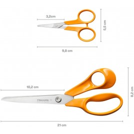 Fiskars Classic Zestaw nożyczek 21 cm + nożyczki do paznokci 1082399