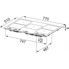 Franke FMY 805 I F KL MB Płyta grzewcza – matowe czarne szkło 108.0733.617