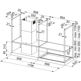 Franke FMY EVOLUTION F160 KL Okap kuchenny – czarny mat 325.0726.999