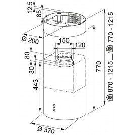 Franke Tube Plus FTU PLUS 3707 I XS stal szlachetna 335.0588.221