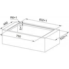 Franke FMY 8362 DA HI Okap kuchenny – czarne matowe szkło / biała grafika 340.0731.786