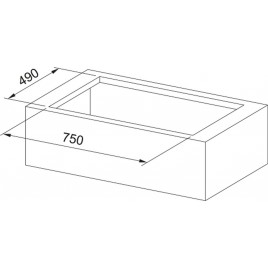 Franke FMY 8352 BA HI Okap kuchenny – czarne matowe szkło / biała grafika 340.0731.790