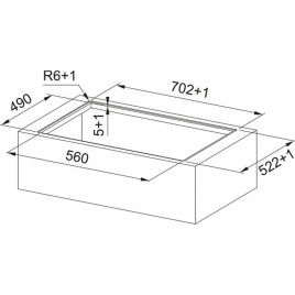 Franke FSM 7072 4RC HI Okap -czarne szkło/biała grafika 340.0731.892