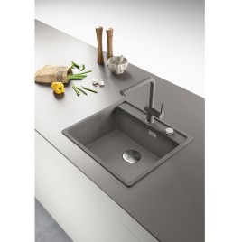 Franke Maris MRG 610-52 RTL, 560x510 mm, Zlewozmywak, Fragranit, Kam. szary 114.0661.763