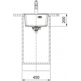 Franke Maris MRG 610-37 RTL, 410x510 mm, Zlewozmywak, Fragranit, Cappuccino 114.0661.780