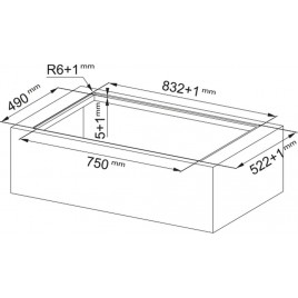Franke Płyty zintegrowane z okapem Mythos 2gether Icon Steel FMY 8391R HI 340.0705.335