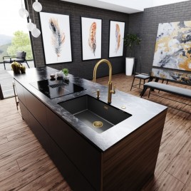 Franke MYTHOS MASTERPIECE pull-out spray, Baterie kuchenne 115.0711.558