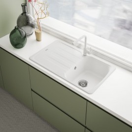Franke Lina L pull-out Bateria kuchenna, Biały polarny 115.0728.485