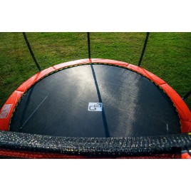 G21 SpaceJump Trampolina, 366 cm, czerwona, z siatką ochronną + darmowa drabinka 69042690