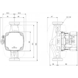 Grundfos ALPHA2 GO 25-60 180 220-240V 9H AF0 Pompa obiegowa 93074216