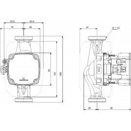 Grundfos ALPHA2 GO K 25-75 180 220-240V 9H AG0 Pompa obiegowa 93074275
