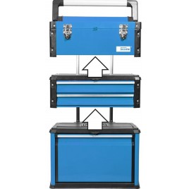 GÜDE GWZT 2/1 Mobilna składana skrzynka narzędziowa 39129